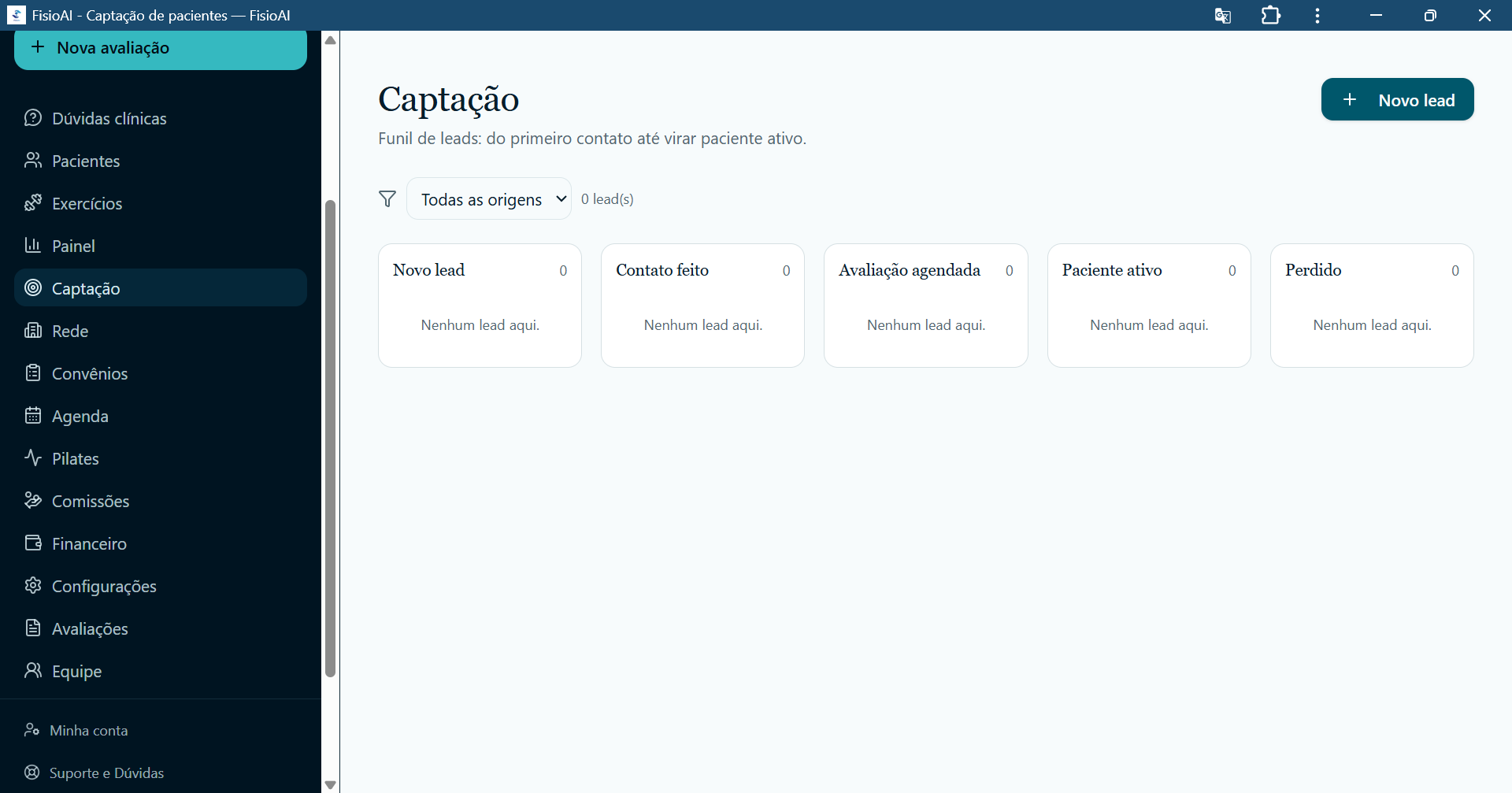 Captação de leads
