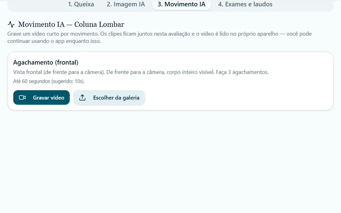 Análise de movimento por vídeo